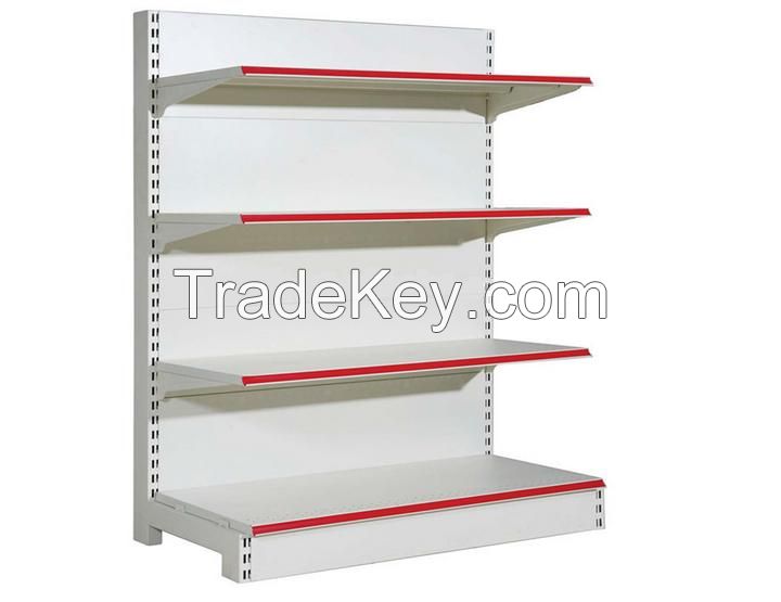 Single Side Flat Back Store Shelves