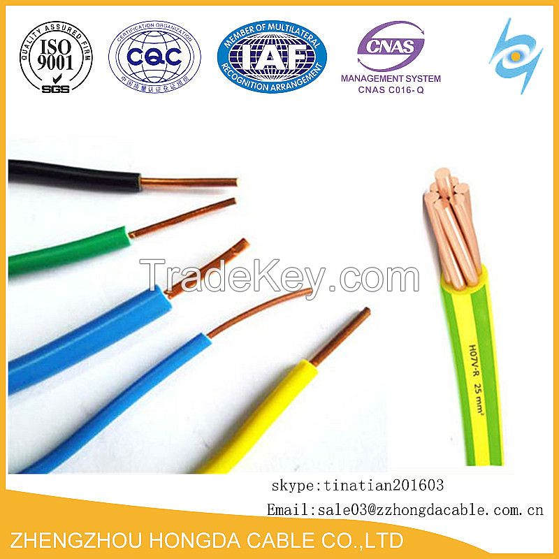 Buy 1.5mm 2.5mm 4mm 6mm 10mm Pvc Xlpe Insulated Single Core Copper