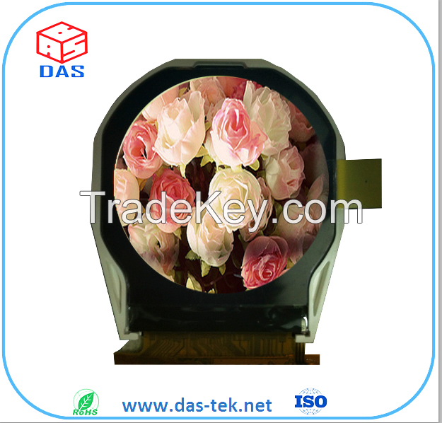 2.1 inch round lcd display with capacitive touch panel and MIPI interface