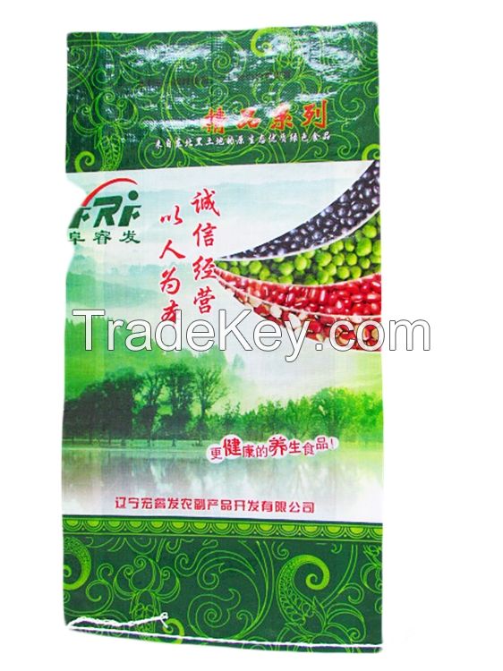 PP Woven Transparent Bags For Bean Cocoa Coffee Beans Salt Sugar Packaging 