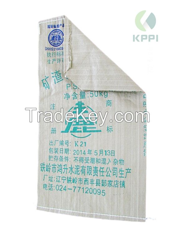 Waterproof Laminated PP woven Bags For Cement 50kgs 100kgs