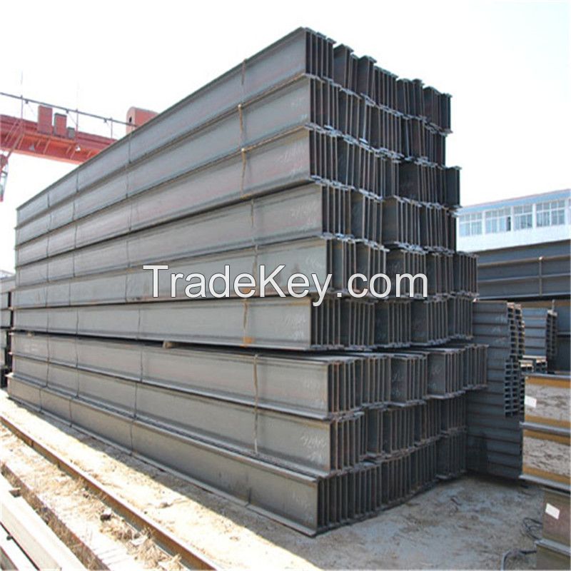 Standard sizes wide flange structural used iron steel h beam price