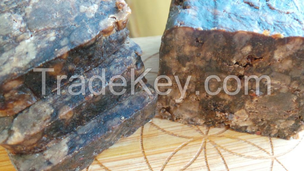 Pure Raw Natural Africal Black Soap from Ghana