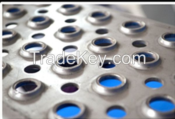 Galvanized perforated round hole anti- skid panel