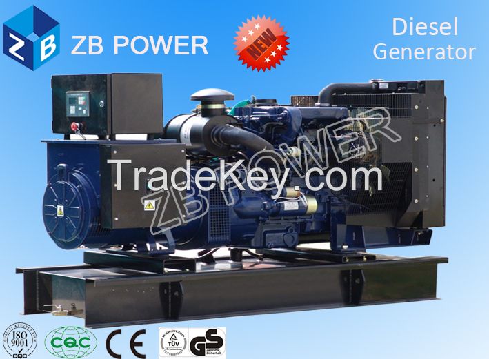 200KVA diesel generator open frame construction use by Deutz engine