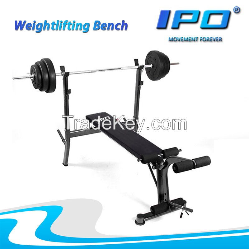Press wide bench flat fitness weight lifting bench