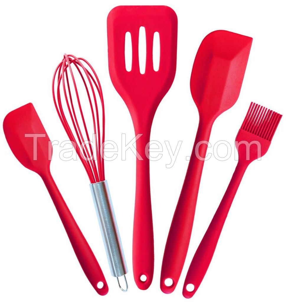 factory supply FDA silicone spatula bakeware sets