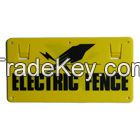 Home security electric fence with burglar alarm