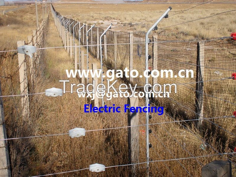 Shanghai Gato IT Co., Ltd electric fence with burglar alarm and warning signs