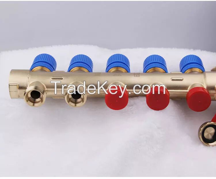 BRASS MANIFOLD FOR UNDERFLOOR HEATING SYSTEM