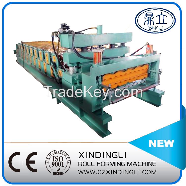 Double layers roll forming machine