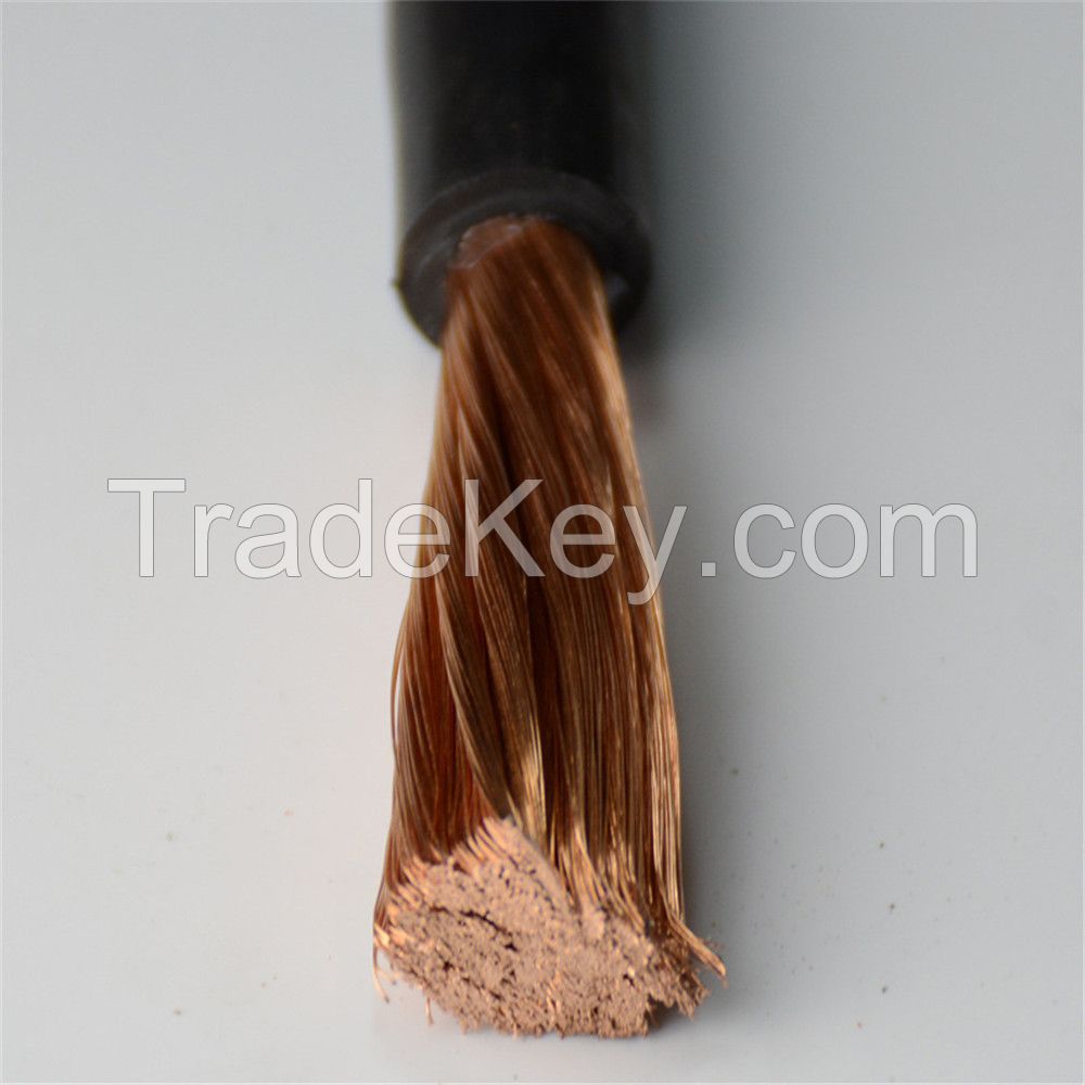 copper conductor rubber insulation battery cable 