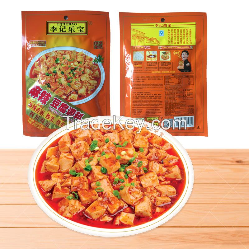 Quality guarantee liquid spicy hot bean curd seasoning, mapo tofu seas