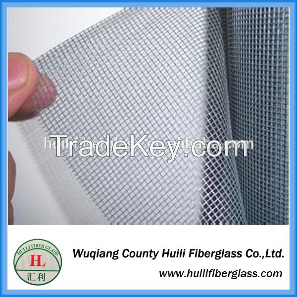Fire Proof Pleated Invisiable Plastic Coated Window Fiberglass Insect Screen (Factory &Exporter)