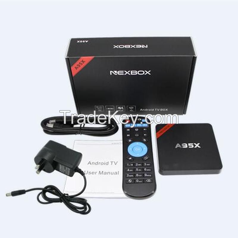 A95X Nexbox TV Boxes Android 5.1 S905 Quad Core 64bits 1GB/8GB WiFi Smart Mini Set Top Box