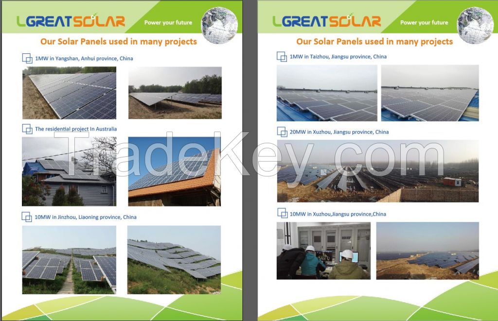 Polycrystalline Solar panel module 5W30W 250W 150W 300W 320W solar cell module 150W 200W 250W 260W PV solar panel 500W 1KW 5KW paneles solares 100KW 1MW sonnenkollektor Solarmodul