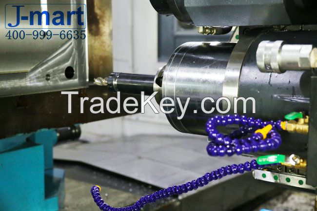 Seven-axis deep hole drilling and milling machine