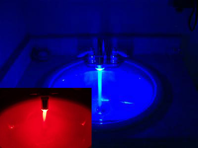 LED faucet light