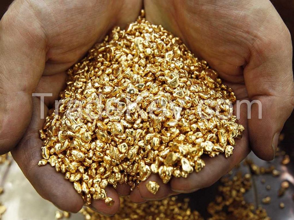 Au gold dore bars, gold dust now ready for sale