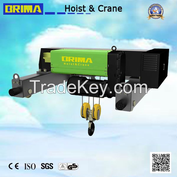 10T Double Girder European Wire Rope Hoist