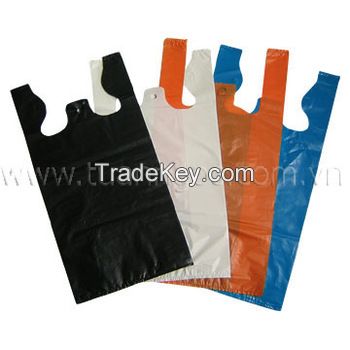 High speed production plastic HDPE t shirt bag on roll, high quality