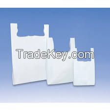 High speed production plastic HDPE t shirt bag on roll, high quality