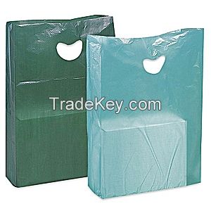 HDPE die cut Plastic Bag/ Printing Logo as requirements