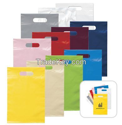 Die-cut plastic bag for shopping/promotion