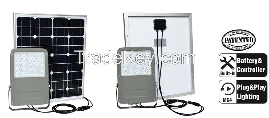 HELIOS solar flood light