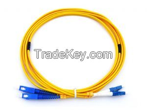 SC-LC singlemode duplex patch cord