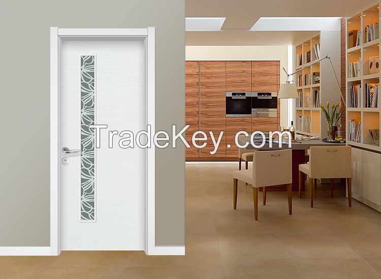 HONMAX White Swing Interior Wood Door for Chinese Supplier of Door