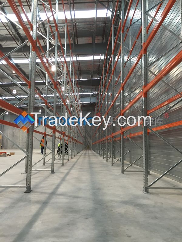 Metal heavy duty superlock pallet racking, storage racking