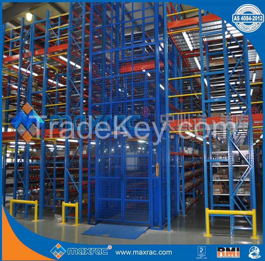 Selective Mezzanine Floor warehouse equipment, racking support mezzanine