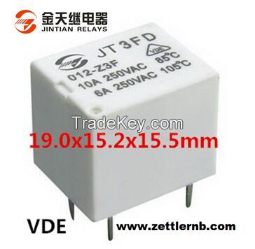 Mini High Power PCB Power Relay with Nice Price (3FD: 15A 1H/1Z)