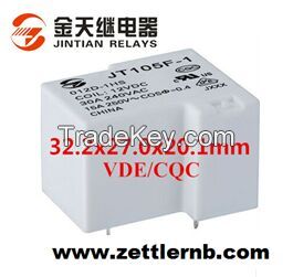 Miniature 40A High Power Relay with Nice Price (105F-1-1A/1C VDE/CQC) Hongfa Relays' Production Base