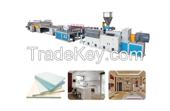 PVC celuka foam board production line,WPC foam sheet production line