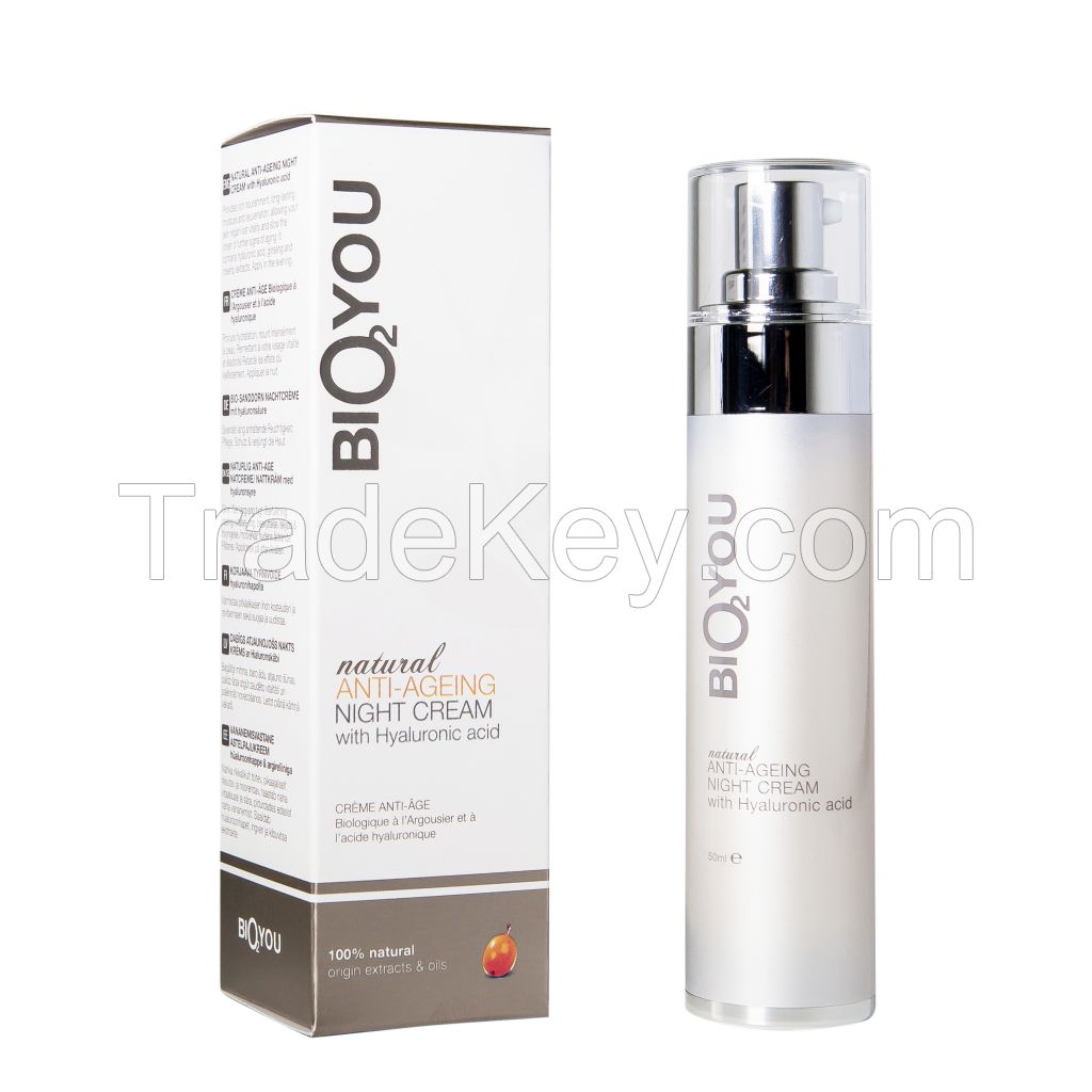 NATURAL ANTI-AGEING NIGHT CREAM WITH HYALURONIC ACID