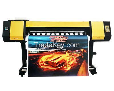 1.8m Inkjet Plotter Large Format Printer Eco Solvent Printer With Dual Dx5 Printhead 1440dpi