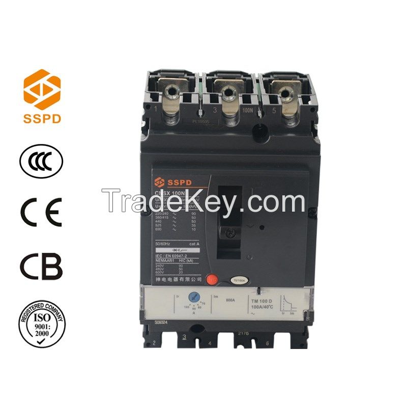 Protection Switch Moulede Case Type, 3 , 4 Poles Electric Circuit Breaker job vacancy Manaufacturer in China