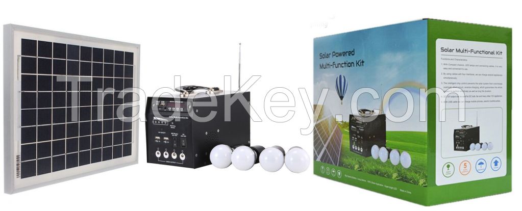 Multi-functional Solar Power System for home and camping use