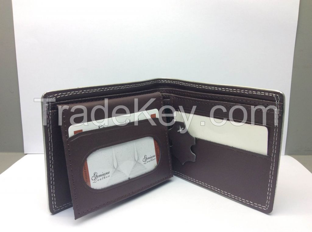 mens pure leather wallets