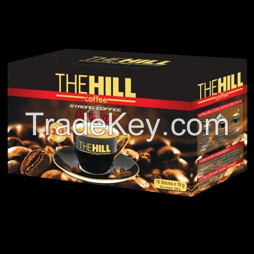 THE HILL STRONG INSTANT COFFEE BOX 288G (3 IN 1)