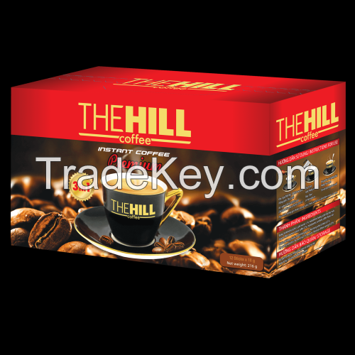 THE HILL INSTANT COFFEE BOX 216G (3 IN 1)