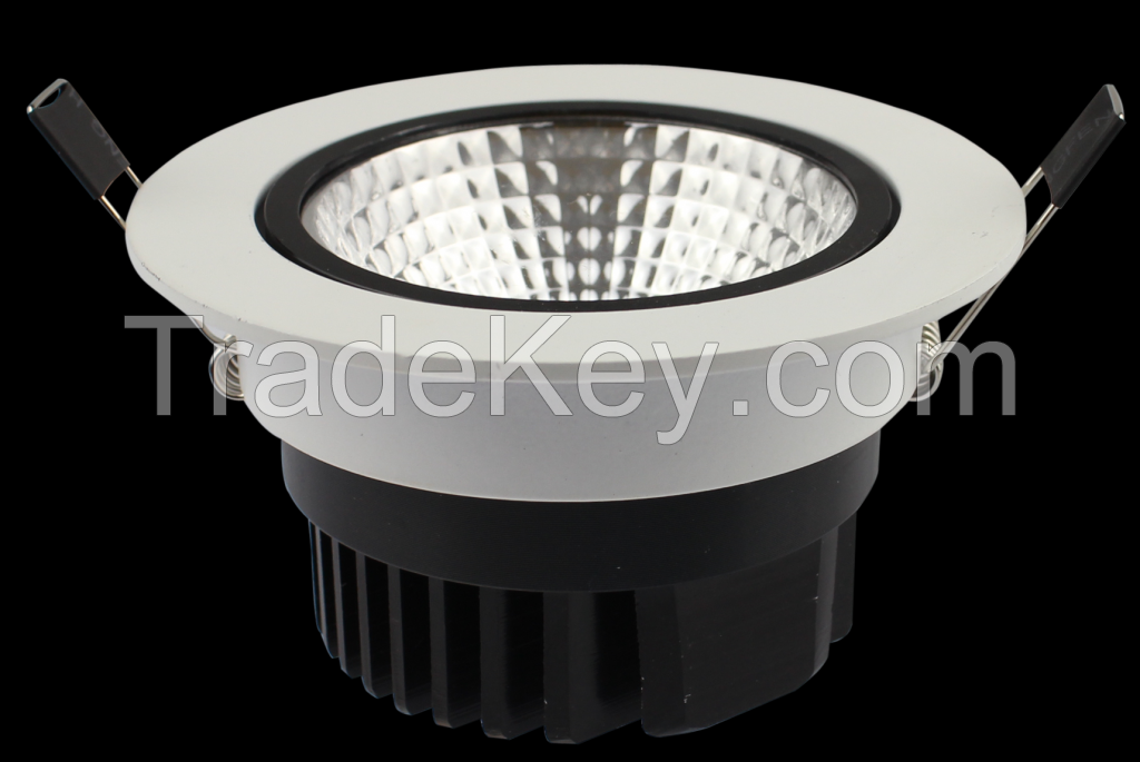 3w recessed downlight aluminium led cob light