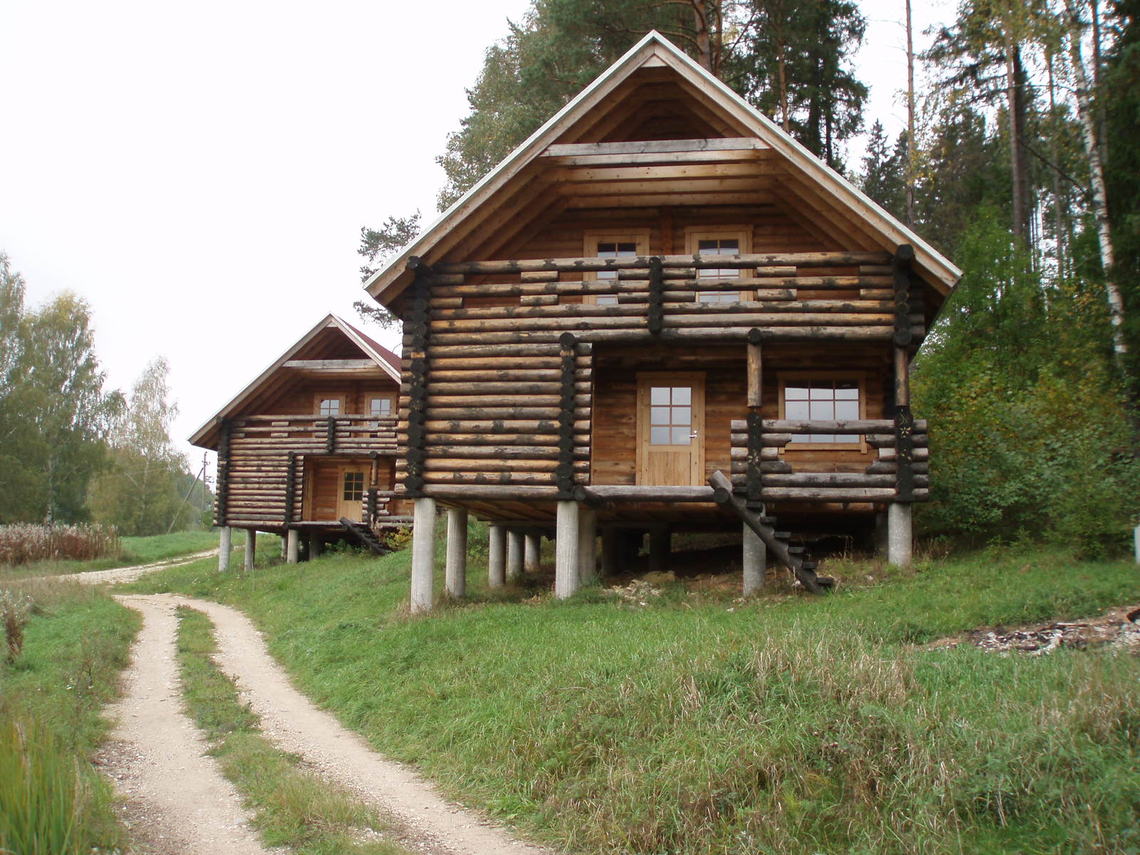 log houses