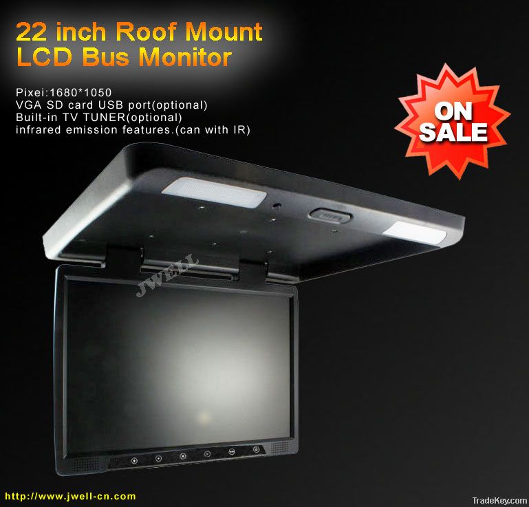 22 inch Bus Roof mount LED Monitor