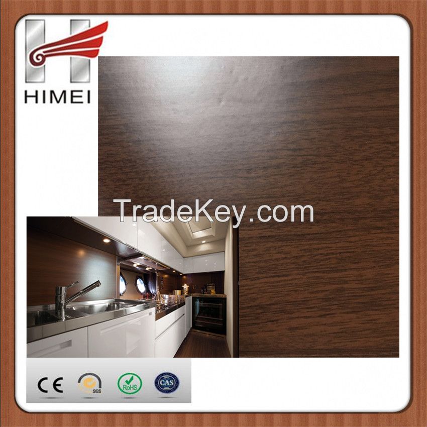 Decorative film coated metal laminates steel plates for ship wall