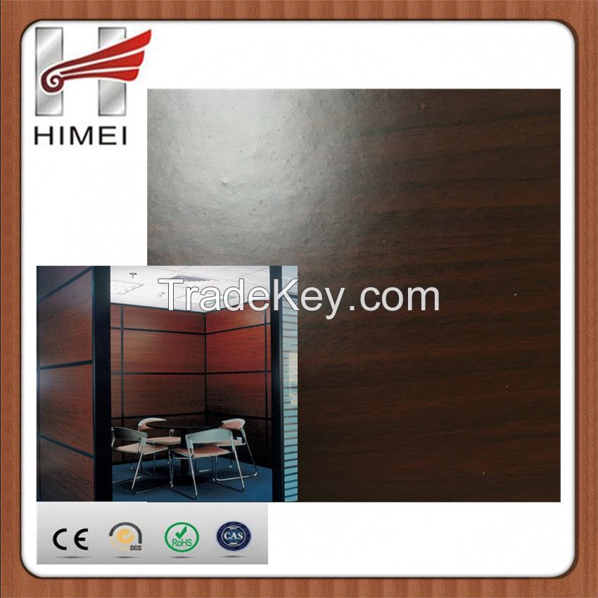 Popularity pattern plasticized steel plates for office partition