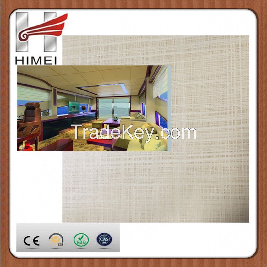 Decorative film coated metal laminates steel plates for ship wall