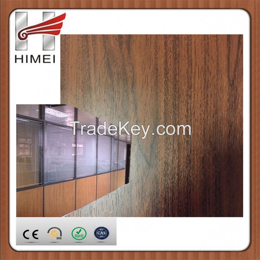 Popularity pattern plasticized steel plates for office partition